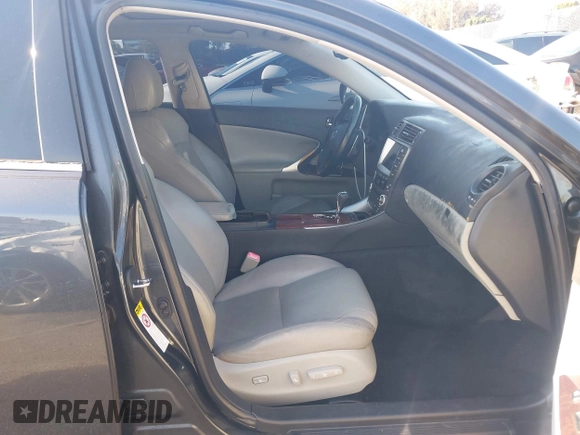2008 Lexus IS 250 with VIN JTHBK262482059056, listed as a IAAI auction lot 41988302 with 203,953 mi miles. Bid and sale history available at carsss.com. Image 5.