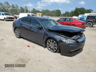 2016 Acura TLX Advance z VIN 19UUB3F72GA002985, wystawiony jako Copart lot #57252255 z przebiegiem 117 218 mil mil oraz Szkoda całkowita • Salvage title. Historia ofert i sprzedaży dostępna na DreamBid. Obrazek 4.