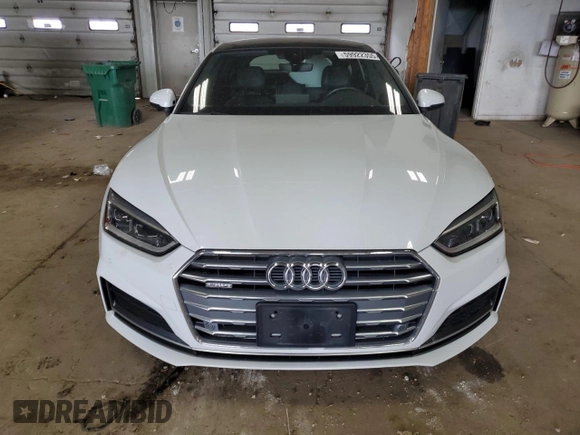 2019 Audi A5 Sportback Premium Plus с VIN WAUENCF57KA037892, выставлен на аукционе Copart как лот 59922355 с пробегом 55 179 миль миль и Списание • Salvage title. История ставок и продаж доступна на DreamBid. Изображение 5.