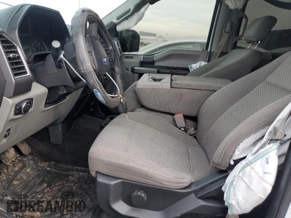 2017 Ford F-150 XL with VIN 1FTEW1E89HKC46487, listed as a Copart auction lot 45216065 with 153,488 mi miles and Salvage Title. Bid and sale history available at carsss.com. Image 7.