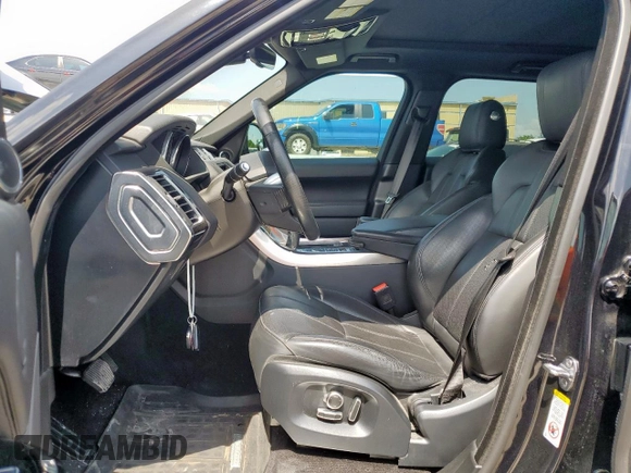 2017 Land Rover Range Rover Sport HSE with VIN SALWR2FV0HA692242, listed as a Copart auction lot 61453815 with 79,610 mi miles and Salvage title. Bid and sale history available at DreamBid. Image 7.