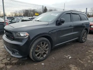 2017 Dodge Durango R/T with VIN 1C4SDJCT6HC644136, listed as a Copart auction lot 45325085 with 106,244 mi miles and Salvage title. Bid and sale history available at DreamBid. Image 1.