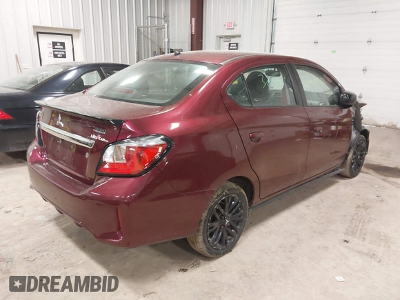 2022 Mitsubishi Mirage ES z VIN ML32FUFJ3NHF04927, wystawiony jako IAAI lot #41675838 z przebiegiem 28 730 mil mil oraz . Historia ofert i sprzedaży dostępna na DreamBid. Obrazek 4.