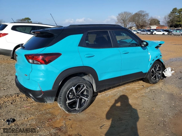 2021 Chevrolet TrailBlazer RS with VIN KL79MTSL8MB160977, listed as a Copart auction lot 43650465 with 64,621 mi miles and Salvage Title. Bid and sale history available at carsss.com. Image 3.