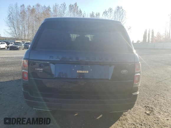 2022 Land Rover Range Rover Westminster with VIN SALGS2RU8NA463525, listed as a Copart auction lot 76359954 with 26,490 mi miles and Salvage title. Bid and sale history available at DreamBid. Image 6.