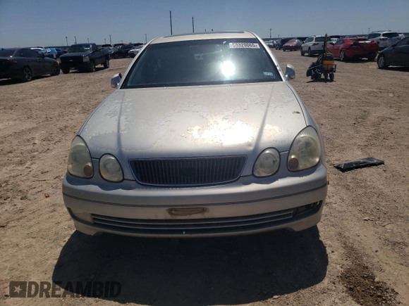 2000 Lexus GS 300 with VIN JT8BD68S8Y0095911, listed as a Copart auction lot 53329065 with 195,179 mi miles and Salvage Title. Bid and sale history available at DreamBid. Image 5.