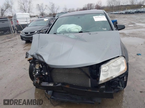 2013 Dodge Avenger SE with VIN 1C3CDZAB5DN563953, listed as a IAAI auction lot 41996115 with 112,040 mi miles. Bid and sale history available at carsss.com. Image 11.
