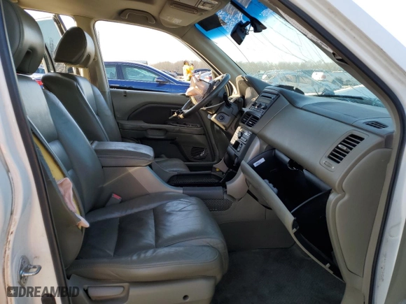 2006 Honda Pilot EX-L with VIN 2HKYF18556H545470, listed as a Copart auction lot 48614675 with 0 mi miles and Salvage Title. Bid and sale history available at carsss.com. Image 7.