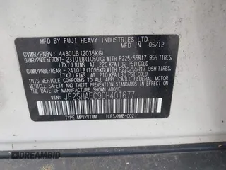 2013 Subaru Forester X Limited with VIN JF2SHAEC9DH401677, listed as a IAAI auction lot 42072338 with 288,909 mi miles and . Bid and sale history available at DreamBid. Image 9.