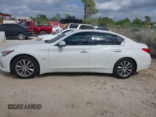 2017 Infiniti Q50 Signature Edition with VIN JN1EV7AP8HM736610, listed as a IAAI auction lot 41611812 with 59,889 mi miles and . Bid and sale history available at DreamBid. Image 15.