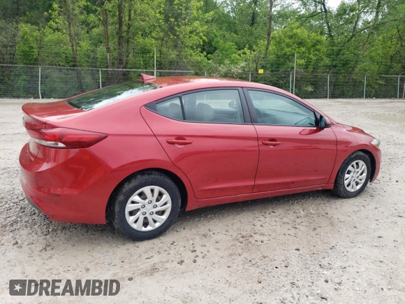 2017 Hyundai Elantra SE z VIN 5NPD74LF4HH104980, wystawiony jako Copart lot #57995175 z przebiegiem 122 779 mil mil oraz Czysty tytuł • Clean title. Historia ofert i sprzedaży dostępna na DreamBid. Obrazek 3.