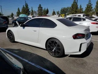 2024 BMW M2 with VIN 3MF13DM09R8D96037, listed as a Copart auction lot 65258314 with 7,776 mi miles and Salvage Title. Bid and sale history available at carsss.com. Image 2.