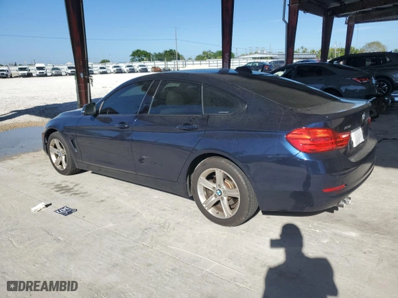 2015 BMW 4 Series 428i xDrive with VIN WBA4C9C54FD330243, listed as a Copart auction lot 48339095 with 85,753 mi miles and Salvage Title. Bid and sale history available at carsss.com. Image 2.