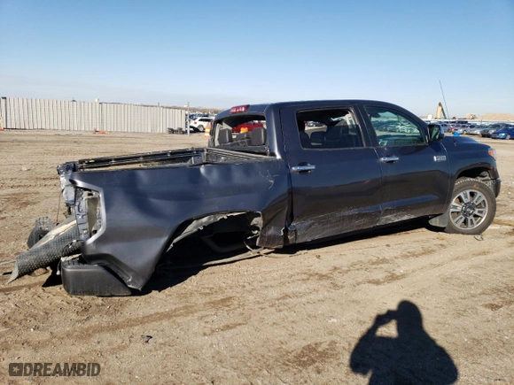 2018 Toyota Tundra 4WD SR5 with VIN 5TFAW5F15JX776729, listed as a Copart auction lot 75654214 with 70,319 mi miles and Salvage Title. Bid and sale history available at carsss.com. Image 3.