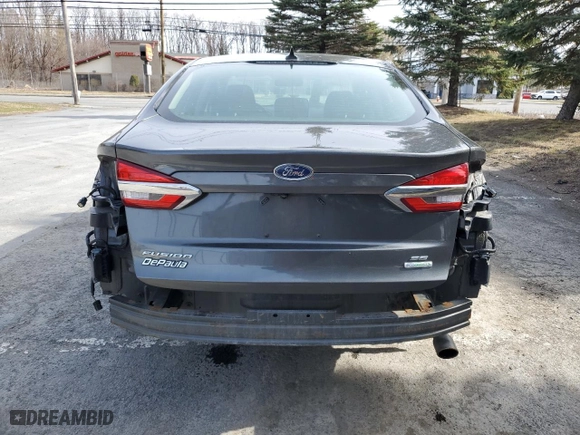 2019 Ford Fusion SE with VIN 3FA6P0HD7KR275810, listed as a Copart auction lot 50745915 with 75,398 mi miles and Salvage Title. Bid and sale history available at carsss.com. Image 6.