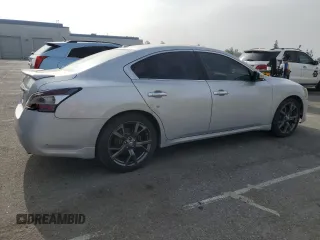 2013 Nissan Maxima SV with VIN 1N4AA5AP9DC808349, listed as a Copart auction lot 60731485 with 202,716 mi miles and Salvage title. Bid and sale history available at DreamBid. Image 3.