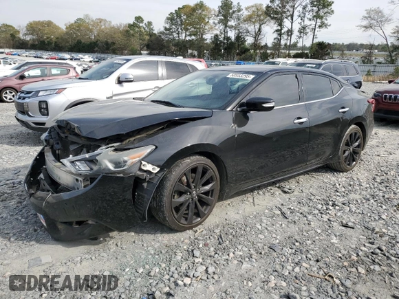 2017 Nissan Maxima SV with VIN 1N4AA6AP3HC452802, listed as a Copart auction lot 50553295 with 189,349 mi miles and Salvage Title. Bid and sale history available at DreamBid. Image 1.