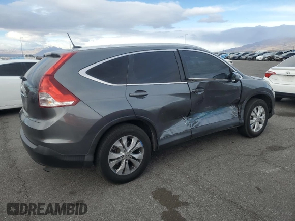 2013 Honda CR-V EX-L with VIN 5J6RM3H71DL030394, listed as a Copart auction lot 47464945 with 146,230 mi miles and Salvage Title. Bid and sale history available at DreamBid. Image 3.
