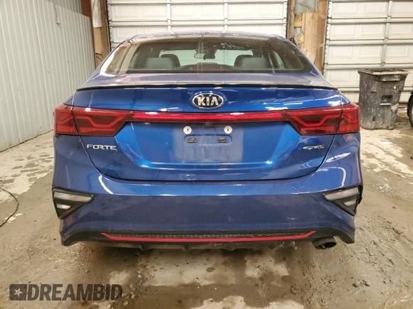 2021 Kia Forte GT-Line with VIN 3KPF34AD6ME306904, listed as a Copart auction lot 45990485 with 91,200 mi miles and Salvage Title. Bid and sale history available at carsss.com. Image 6.