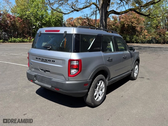 2021 Ford Bronco Sport with VIN 3FMCR9A64MRB19665, listed as a Copart auction lot 54416995 with 50,529 mi miles and Salvage Title. Bid and sale history available at carsss.com. Image 4.
