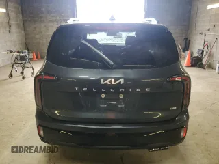 2024 Kia Telluride EX with VIN 5XYP3DGC5RG463482, listed as a Copart auction lot 50538495 with 28,669 mi miles and Salvage Title. Bid and sale history available at carsss.com. Image 6.