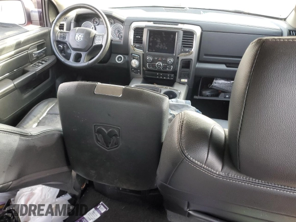 2018 Ram 1500 Night with VIN 1C6RR7MT0JS130142, listed as a Copart auction lot 84876194 with 120,814 mi miles and Salvage Title. Bid and sale history available at carsss.com. Image 8.