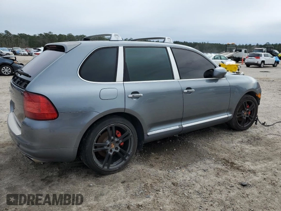 2004 Porsche Cayenne Turbo with VIN WP1AC29P04LA91216, listed as a Copart auction lot 88117265 with 0 mi miles and Salvage Title. Bid and sale history available at carsss.com. Image 3.