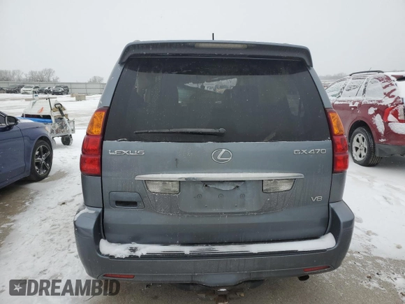 2006 Lexus GX 470 z VIN JTJBT20X460106465, wystawiony jako Copart lot #45705925 z przebiegiem 178 029 mil mil oraz Szkoda całkowita • Salvage title. Historia ofert i sprzedaży dostępna na DreamBid. Obrazek 6.