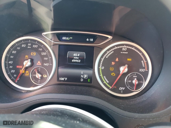 2015 Mercedes-Benz B-Class with VIN WDDVP9AB0FJ006248, listed as a Copart auction lot 67593964 with 49,953 mi miles and Clean Title. Bid and sale history available at carsss.com. Image 9.