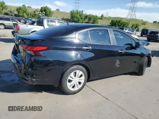 2023 Nissan Versa S with VIN 3N1CN8DV6PL818075, listed as a Copart auction lot 60322735 with 40,067 mi miles and Salvage title. Bid and sale history available at DreamBid. Image 3.