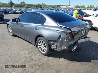 2014 Infiniti Q50 Premium with VIN JN1BV7AR4EM700364, listed as a IAAI auction lot 42032156 with 75,469 mi miles and . Bid and sale history available at DreamBid. Image 3.