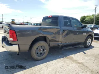 2021 Ram 1500 Tradesman with VIN 1C6RR6FG4MS524919, listed as a Copart auction lot 61338335 with 126,486 mi miles and Salvage title. Bid and sale history available at DreamBid. Image 3.