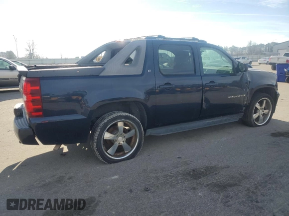 2008 Chevrolet Avalanche 3LT with VIN 3GNEC12098G305009, listed as a Copart auction lot 47277955 with 257,723 mi miles and Salvage title. Bid and sale history available at DreamBid. Image 3.