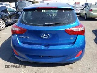 2017 Hyundai Elantra GT with VIN KMHD35LH3HU378241, listed as a Copart auction lot 65674034 with 76,878 mi miles and Salvage Title. Bid and sale history available at carsss.com. Image 6.