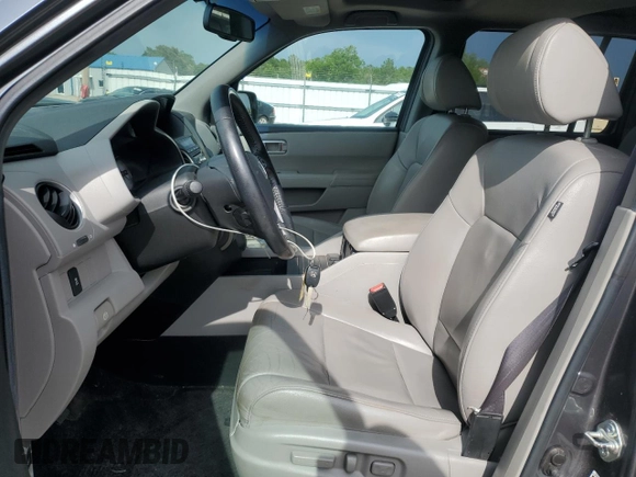 2013 Honda Pilot EX-L with VIN 5FNYF4H50DB017543, listed as a Copart auction lot 59842665 with 119,864 mi miles and Salvage title. Bid and sale history available at DreamBid. Image 7.