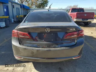 2015 Acura TLX V6 Tech with VIN 19UUB2F57FA001421, listed as a Copart auction lot 80546934 with 89,233 mi miles and Salvage Title. Bid and sale history available at carsss.com. Image 6.