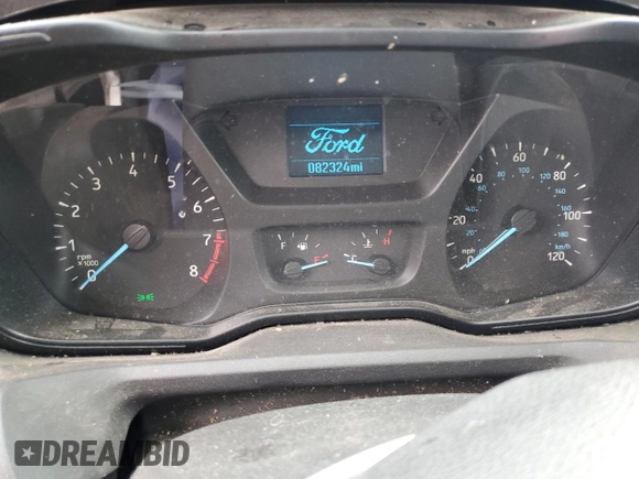 2018 Ford Transit with VIN 1FTYE1CM6JKA35821, listed as a Copart auction lot 53590534 with 82,324 mi miles and Salvage Title. Bid and sale history available at DreamBid. Image 9.