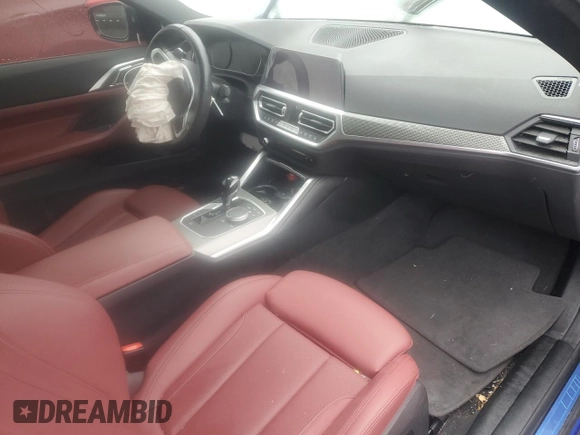 2022 BMW 4 Series 430i xDrive with VIN WBA73AP01NCK05623, listed as a Copart auction lot 87245684 with Not Provided miles and Salvage Title. Bid and sale history available at DreamBid. Image 8.