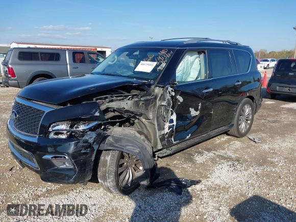 2016 Infiniti QX80 with VIN JN8AZ2NE2G9125635, listed as a IAAI auction lot 40679492 with 145,666 mi miles and . Bid and sale history available at DreamBid. Image 16.