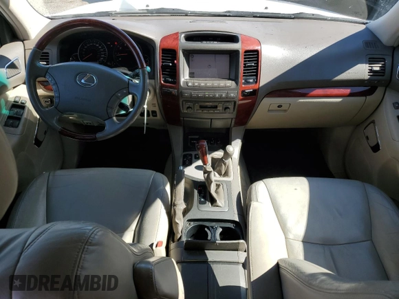2008 Lexus GX 470 z VIN JTJBT20X480158763, wystawiony jako Copart lot #57632255 z przebiegiem 138 303 mil mil oraz Szkoda całkowita • Salvage title. Historia ofert i sprzedaży dostępna na DreamBid. Obrazek 8.