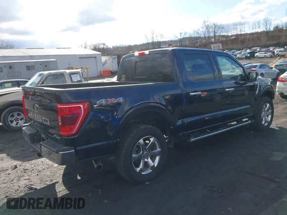 2022 Ford F-150 XL z VIN 1FTEW1EP4NFC10265, wystawiony jako IAAI lot #41698502 z przebiegiem 48 349 mil mil oraz . Historia ofert i sprzedaży dostępna na DreamBid. Obrazek 4.