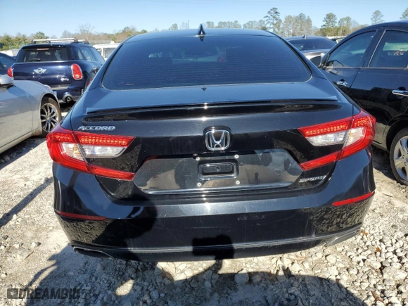2019 Honda Accord Sedan Sport 1.5T with VIN 1HGCV1F35KA166549, listed as a Copart auction lot 49227635 with 83,938 mi miles and Clean Title. Bid and sale history available at carsss.com. Image 6.