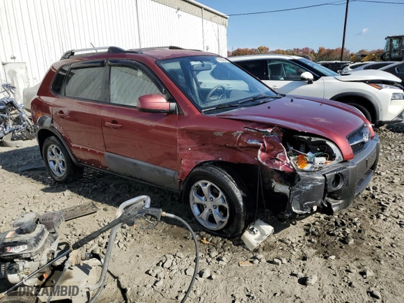 2009 Hyundai Tucson Limited with VIN KM8JN12D69U969234, listed as a Copart auction lot 78198884 with 123,219 mi miles and Salvage Title. Bid and sale history available at carsss.com. Image 4.