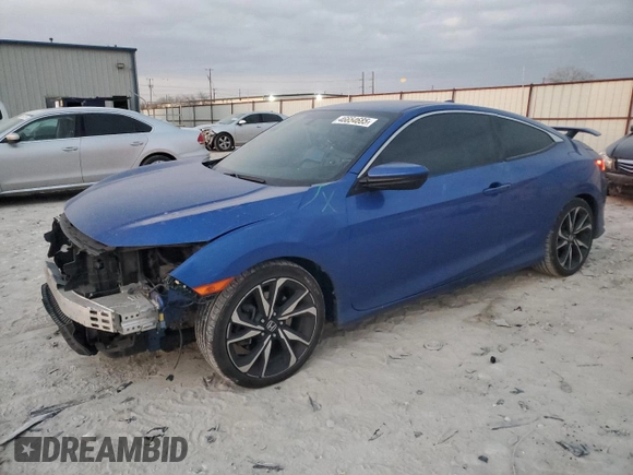 2017 Honda Civic Si with VIN 2HGFC3A55HH754856, listed as a Copart auction lot 46654685 with 149,588 mi miles and Salvage Title. Bid and sale history available at DreamBid. Image 1.