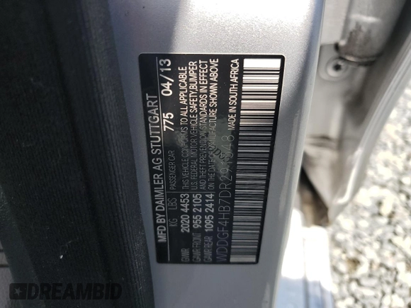 2013 Mercedes-Benz C 250 Sport with VIN WDDGF4HB7DR291548, listed as a Copart auction lot 60804205 with 176,578 mi miles and Clean title. Bid and sale history available at DreamBid. Image 12.