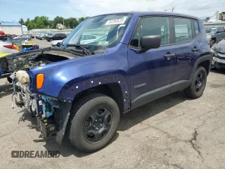 2018 Jeep Renegade Sport z VIN ZACCJBAB9JPJ50090, wystawiony jako Copart lot #63390835 z przebiegiem 137 923 mil mil oraz Szkoda całkowita • Salvage title. Historia ofert i sprzedaży dostępna na DreamBid. Obrazek 1.