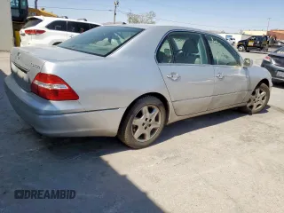 2005 Lexus LS 430 z VIN JTHBN36FX50176616, wystawiony jako Copart lot #58240375 z przebiegiem 96 911 mil mil oraz Szkoda całkowita • Salvage title. Historia ofert i sprzedaży dostępna na DreamBid. Obrazek 3.