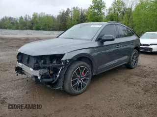 2024 Audi Q5 Sportback S line Prestige с VIN WA16AAFY4R2129896, выставлен на аукционе Copart как лот 57325115 с пробегом 24 740 миль миль и Списание • Salvage title. История ставок и продаж доступна на DreamBid. Изображение 1.