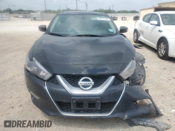 2016 Nissan Maxima SL with VIN 1N4AA6AP7GC384776, listed as a Copart auction lot 54777145 with 107,140 mi miles and Salvage title. Bid and sale history available at DreamBid. Image 5.