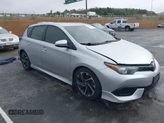 2017 Toyota Corolla iM with VIN JTNKARJE9HJ534233, listed as a IAAI auction lot 41798493 with 185,764 mi miles. Bid and sale history available at carsss.com. Image 1.